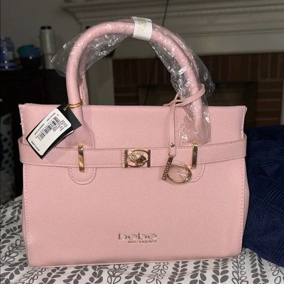 Bebe Blush Pink Satchel - Picture 1 of 7